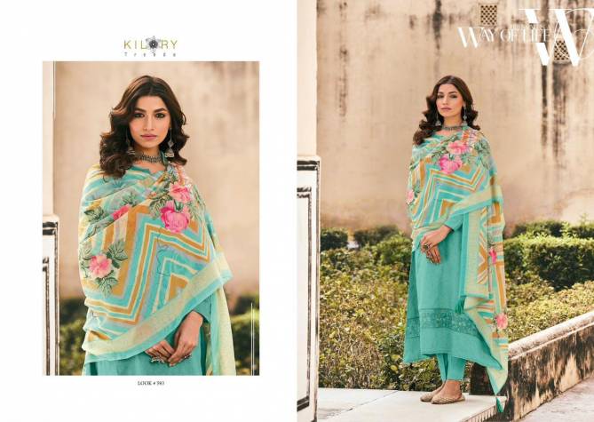 RUH 5 Kilory Trendz Exclusive Wear Wholesale Cotton Dress Material Catalog